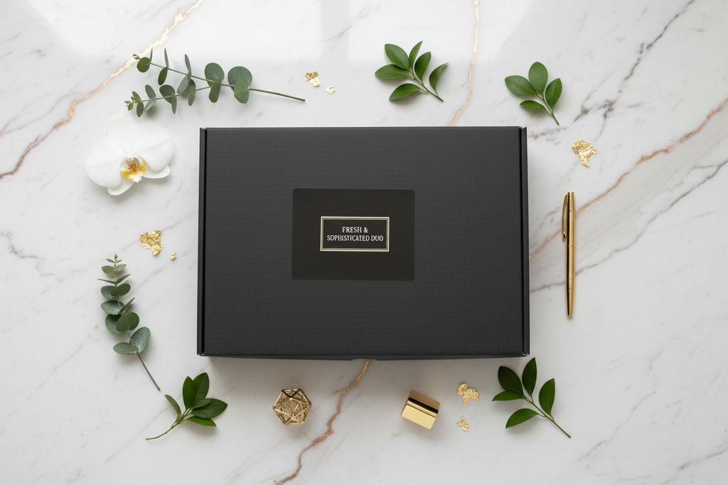 Fresh & Sophisticated Duo - Marble & Gold