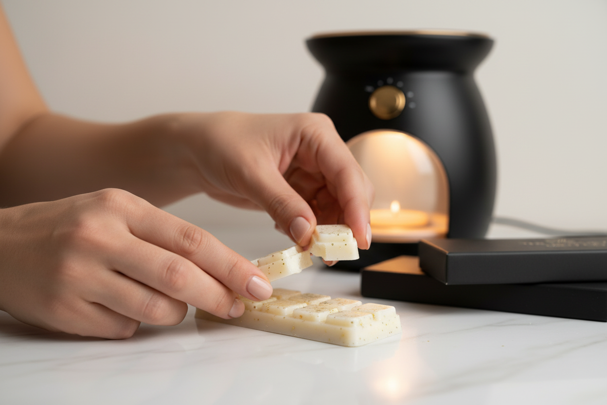 Hand Snapping Off a Cube
